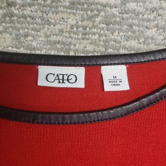 Cato brand red sweater dress - Picture 8 of 11